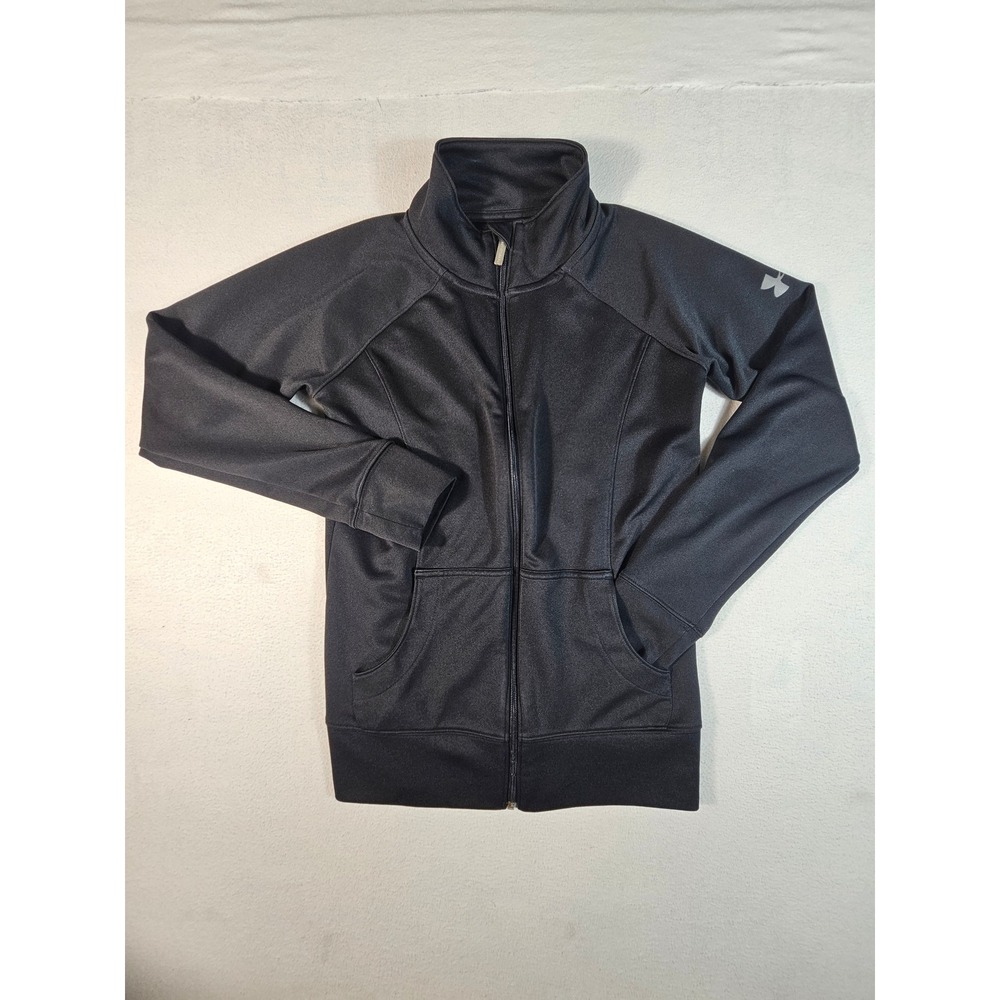 Under Armour Womens AllSeasonGear Full‎ Zip Track Jacket Black XS 1236056